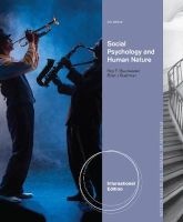 Social Psychology and Human Nature (Paperback, Comprehensive International ed of 3rd revised ed) - Roy F Baumeister Photo