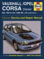 Vauxhall/Opel Corsa Diesel Service and Repair Manual - March 1993-October 2000 (Hardcover) - Ian Barnes Photo