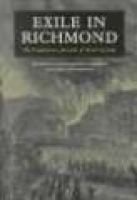 Exile in Richmond - The Confederate Journal of  (Hardcover) - Henri Garidel Photo