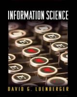 Information Science (Hardcover) - David G Luenberger Photo