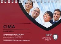CIMA Financial Operations, Operational paper F1 - Passcards (Spiral bound) - BPP Learning Media Photo