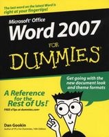 Word 2007 For Dummies (Paperback) - Dan Gookin Photo