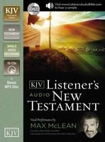 The KJV Listener's Audio New Testament - Vocal Performance by  (CD, Unabridged) - Max McLean Photo