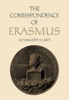 The Correspondence of Erasmus - Letters 2357 to 2471 (Hardcover) - Desiderius Erasmus Photo