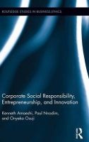 Corporate Social Responsibility, Entrepreneurship, and Innovation (Hardcover, New) - Kenneth Amaeshi Photo