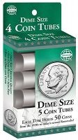 Dime Size 5 Coin Tubes - Whitman Publishing Photo