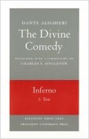The Divine Comedy, v. 1; Pt. 1 - Inferno; Text (Paperback) - Dante Alighieri Photo