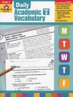 Daily Academic Vocabulary, Grade 3 - Teacher Edition - Grade 3 - Teacher Edition (Paperback) - Evan Moor Educational Publishers Photo