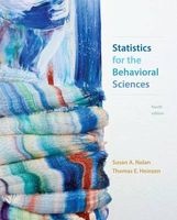 Statistics for the Behavioral Sciences (Hardcover, 4th) - Susan A Nolan Photo