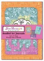Jim Henson Designs: Doodled Art Journals - Set of Three 48-Page Blank Notebooks (Paperback) - Walter Foster Photo