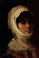 "Girl with White Veil" by Nicolae Grigorescu - Journal (Blank / Lined) (Paperback) - Ted E Bear Press Photo