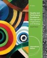 Quality and Performance Excellence (Paperback, International ed of 7th revised ed) - James R Evans Photo