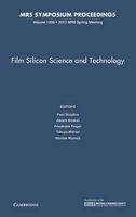 Film Silicon Science and Technology: Volume 1536 (Hardcover) - Paul Stradins Photo