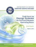Defense Science Board Task Force on Energy Systems for Forward/Remote Operating Bases (Paperback) - U S Department of Defense Photo