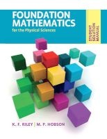 Student Solution Manual for Foundation Mathematics for the Physical Sciences - Student Solution Manual (Paperback) - K F Riley Photo