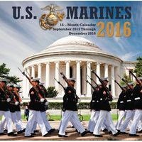 U.S. Marines 2016 Mini - 16-Month Calendar September 2015 Through December 2016 (Calendar) - Editors of Rock Point Photo