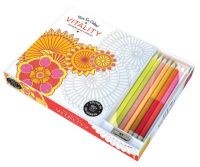 Vive le Color! Vitality - Color Therapy Kit (Coloring Book and Pencils) (Kit) - Abrams Noterie Photo