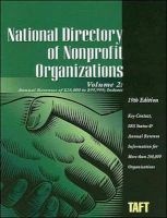 National Directory of Nonprofit Organizations - 10 Volume Set: A Comprehensive Guide Providing Profiles & Procedures for Nonprofit Organizations (Paperback, 31st) - Gale Photo