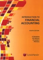 Introduction To Financial Accounting (Paperback, 8th Edition) - A Dempsey Photo