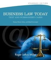 Business Law Today - Text and Summarized Cases (Hardcover, 10th Standard ed) - Roger LeRoy Miller Photo