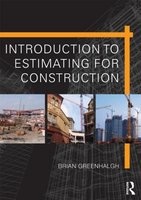 Introduction to Estimating for Construction (Paperback) - Brian Greenhalgh Photo