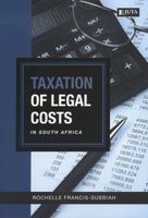 Taxation of Legal Costs in South Africa (Paperback) - R Francis Subbiah Photo