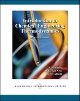 Introduction to Chemical Engineering Thermodynamics (Paperback, 7th International edition) - JM Smith Photo