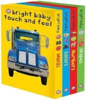 Bright Baby Touch and Feel - Words/Colors/Numbers/Shapes (Multiple copy pack) - Priddy Books Photo