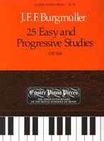 25 Easy and Progressive Studies, Op. 100 - Easier Piano Pieces 19 (Sheet music) - Johann Friedrich Franz Burgmuller Photo