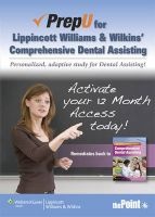 Prepu for Lippincott Williams & Wilkins' Comprehensive Dental Assisting (Hardcover, Stand Alone Sal) - Lippincott Williams Wilkins Photo