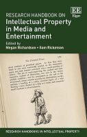 Research Handbook on Intellectual Property in Media and Entertainment (Hardcover) - Megan Richardson Photo