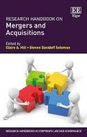 Research Handbook on Mergers and Acquisitions (Hardcover) - Steven Davidoff Solomon Photo