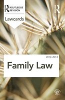 Family Lawcards 2012-2013 (Paperback, 7th Revised edition) - Routledge Photo