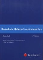 Constitutional Law (Paperback, 6th Edition) - IM Rautenbach Photo