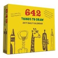 2017 Daily Calendar - 642 Things to Draw (Calendar) - Chronicle Books Photo