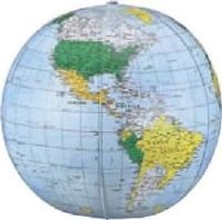 Inflatable World Globe (Globe / planisphere) -  Photo