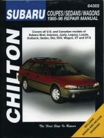 Subaru Impreza, Legacy, Justy, XT, SVX, Brat and 1.6, 1.8 L-series (1985-96) (Paperback) - Chilton Photo
