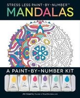 Stress Less Paint-by-Number: Mandalas - A Paint-by-Number Kit (Paperback) - Jim Gogarty Photo