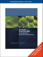 Microsoft  Visual C# 2008 - An Introduction to Object-oriented Programming (Paperback, International ed of 3rd revised ed) - Joyce Farrell Photo