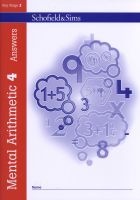 Mental Arithmetic 4 Answers (Staple bound, New edition) - JW Adams Photo