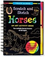 Scratch & Sketch Horses (Trace-Along) - An Art Activity Book for Artistic Horse Lovers of All Ages (Hardcover) - Inc Peter Pauper Press Photo