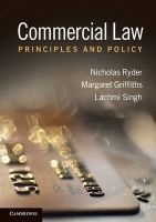 Commercial Law - Principles and Policy (Paperback, New) - Nicholas Ryder Photo