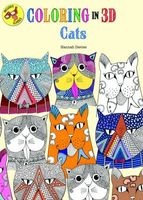 Coloring in 3D Cats (Paperback) - Hannah Davies Photo