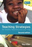 Teaching Strategies - For Quality Teaching And Learning (Paperback, 2nd ed) - Roy Killen Photo