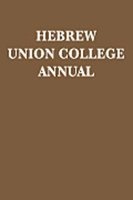 Hebrew Union College Annual, Volumes 84-85 (Hardcover) - Edward A Goldman Photo