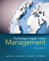 Purchasing and Supply Chain Management (Hardcover, 6th Revised edition) - James Patterson Photo