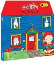 Caillou, My House - Includes 4 Chunky Board Books (Novelty book) - Chouette Publishing Photo