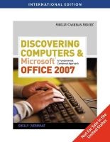 Discovering Computers and Microsoft Office 2007 - A Fundamental Combined Approach (Paperback) - Gary B Shelly Photo