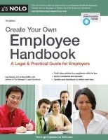 Create Your Own Employee Handbook - A Legal & Practical Guide for Employers (Paperback, 7th) - Lisa Guerin Photo