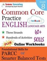 Common Core Practice - 8th Grade English Language Arts - Workbooks to Prepare for the Parcc or Smarter Balanced Test (Paperback) - Lumos Learning Photo